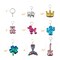 GuassLee 20pcs Flip Sequin Keychain Party Favors for Kids Girls Backpack Unicorn Mermaid Keychains for Kids Birthday Goody Bag Fillers Easter Halloween Party Favors Basket Stuffers Gifts